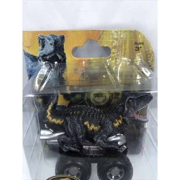 Jurassic World Dominion Zoom Riders Pull Back Power Indoraptor Dinosaur Racer - Picture 4 of 8